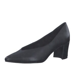 Marco Tozzi Black Leather Pumps